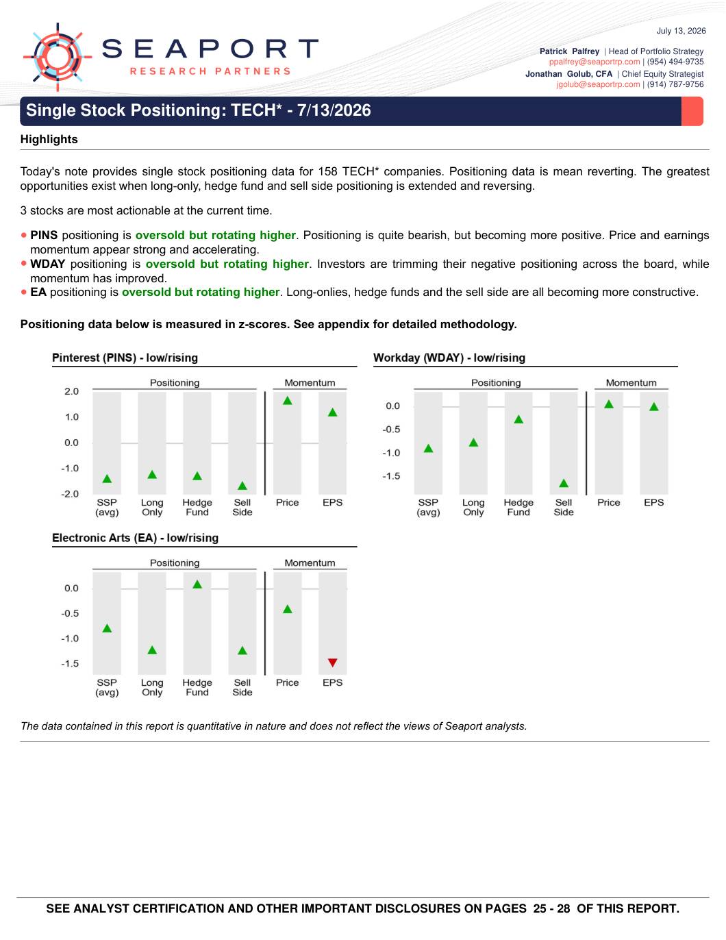 Cover page of Single Stock Positioning